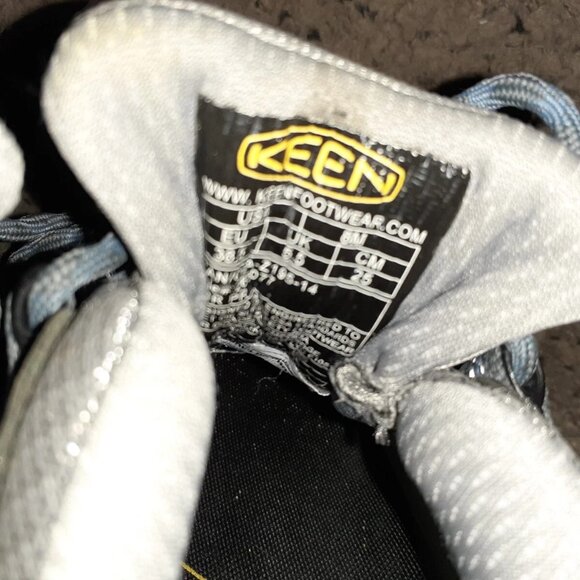 KEEN Sneaker Boots Z195-14-Steel Toe Composite-Gray-Sz 8M Women-Excellent - Picture 6 of 8